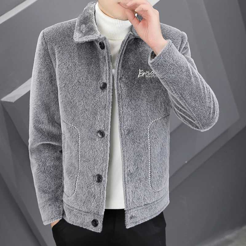 2022 Winter Embroidery Woolen Jacket Men Thick Warm Short Trench Coat Casual Business Overcoat Social Streetwear Windbreaker XJ250809