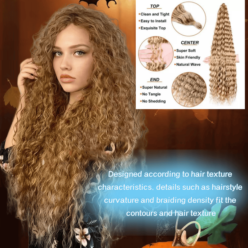 Deepwave Dreads Full Head Cover Unprocessed Tresses Braiding Strands Suitable For DIY Hair Styling