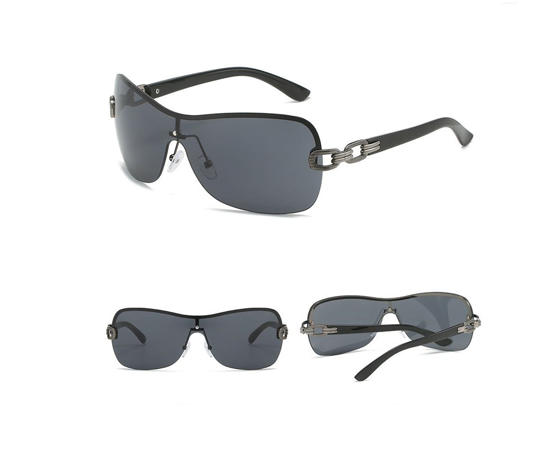 Designer Sunglasses For Women Men Oversized Sunglasses Frame Polarized Lens Eyeglasses Goggle Pilot PC Frame UV400 Eyewear Luxury Style Sunglasses DU9