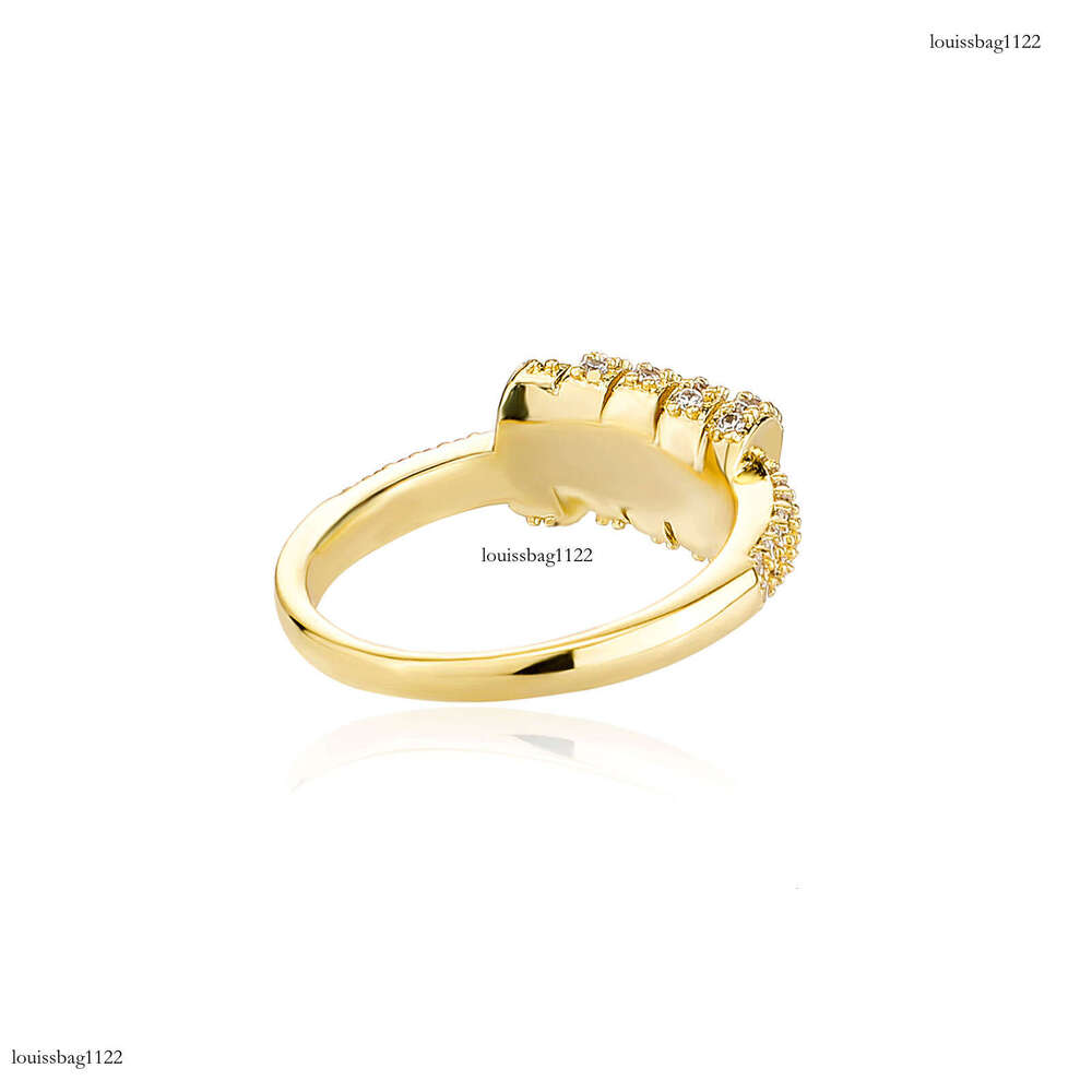 INS Internet Celebrity Creative Outfit Wire Knot Personality Hip Hop Zircon Ring Unisex Versatile Hand Jewelry