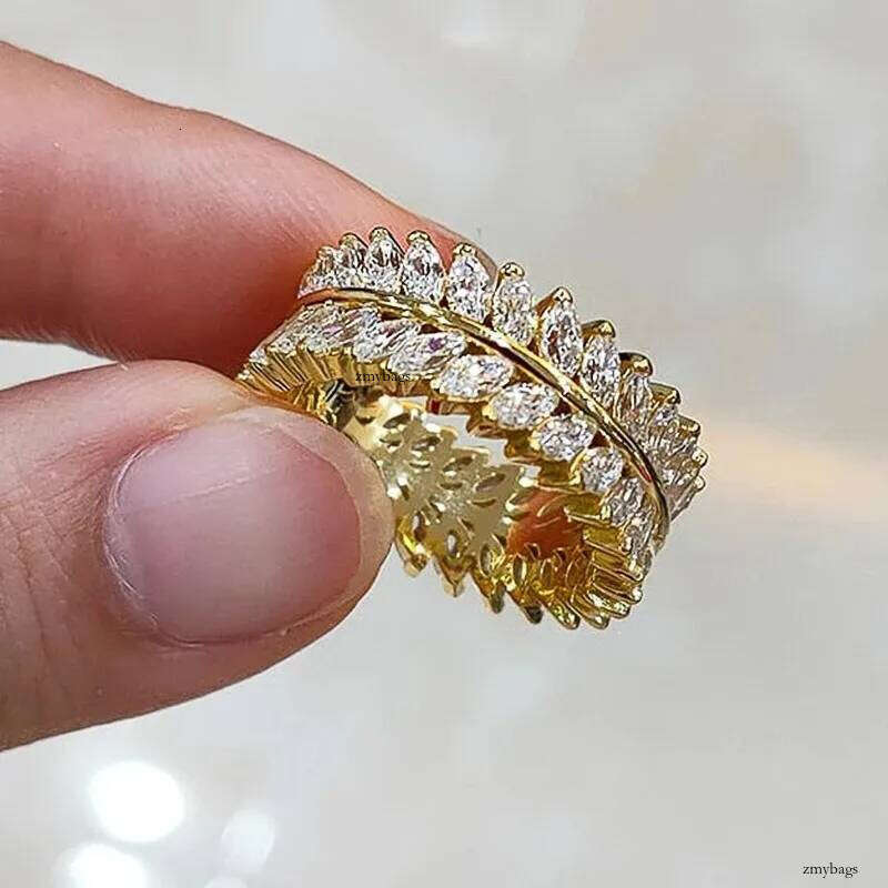 2024 Choucong Top Sell Drop Ship Gorgeous Wedding Rings Vintage Jewelry White Gold Fill Marquist Cut 5A Cubic Zircon CZ Dia Party Women Engagement Lea