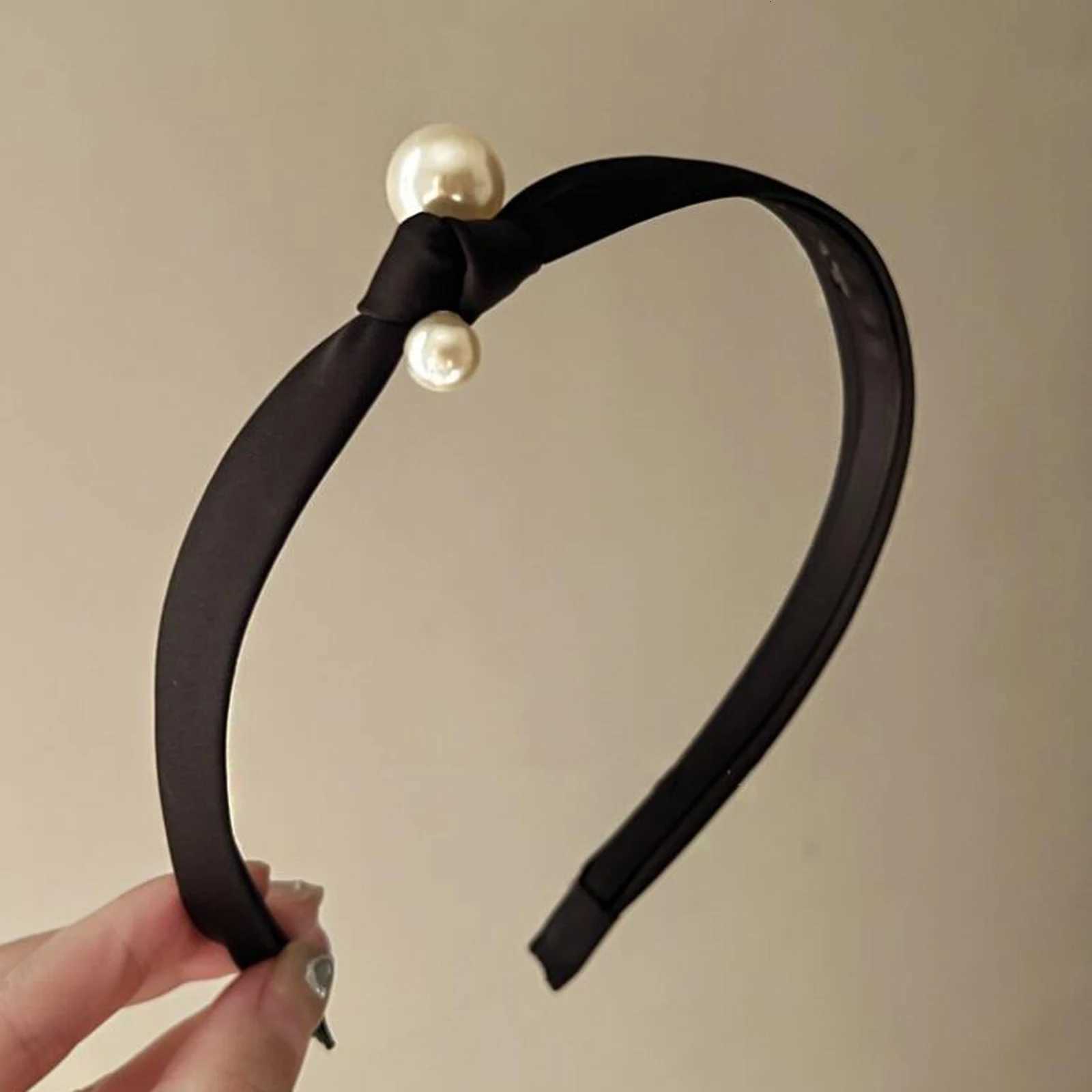 PROLY New Fashion Wen Haiand Side Knot Pearls Band Narrow Side Hair Accessories for Girls Y250809