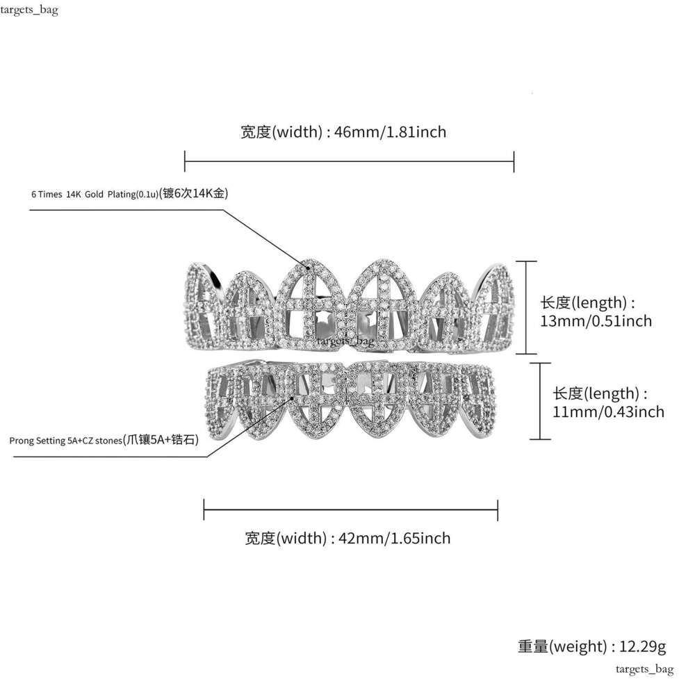 Hip-Hop Style Personality Cross Hollow Full Dia Grid Precision Zircon Bracelet New Arrival