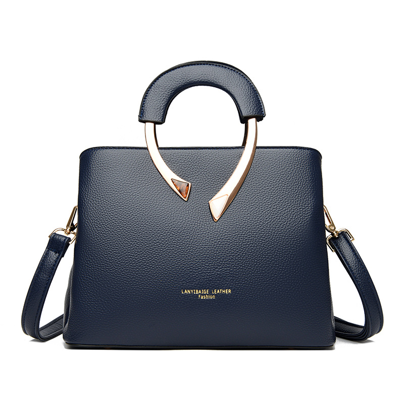 GENUINE VANDERWAH High Quality Leather Casual Tote Luxury Handbags Women Bags Designer Shoulder Crossbody Bags for Women 2024 Z250303