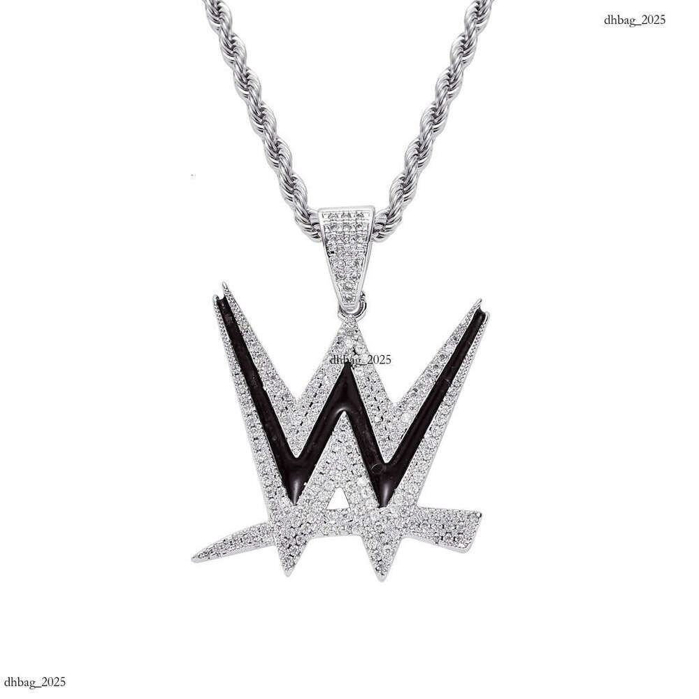 Necklace for Men W Creative Letter Pendant Personality Trendy Brand Hip Hop Accessories 111