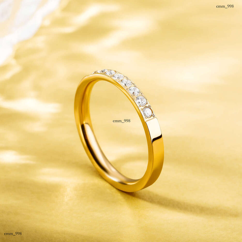 Sterling Silver Ring for Women, and Japanese Simple Niche Design, Ins Style, Non-Fading, Diamond-Encrusted, Korean Version, Couple Rings, Jewelry