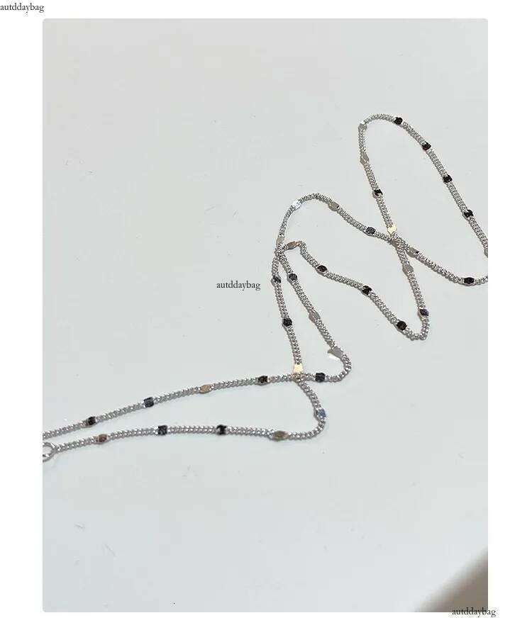 Choucong Fashion Jewelry Simple Shiny Real 100% Sterling Sier Party Elegant Eternity Women Wave Stack Clavicle Chain Necklace Gift Never Fade