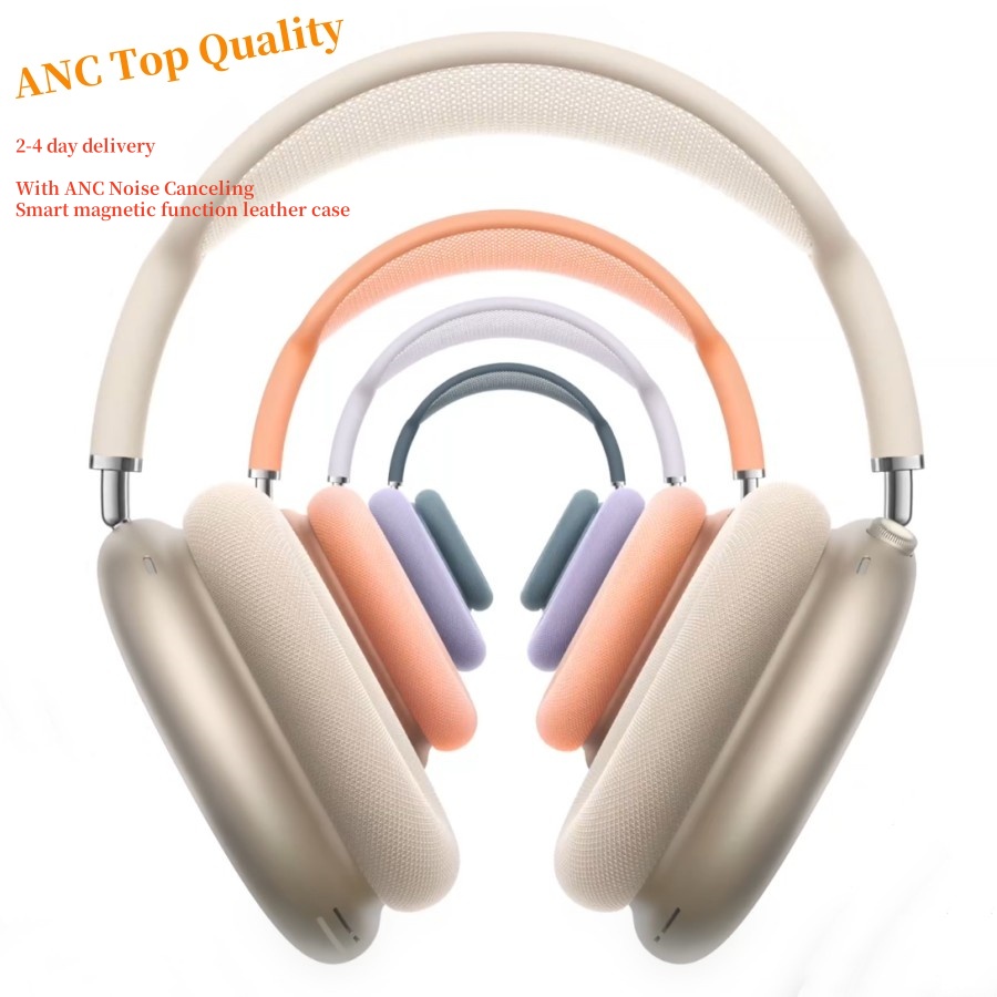 USA Stock for airpods max 2 ANC Metal case airpodspro max pro 2 3 4 Headband Headphone Accessories Transparent Waterproof Protective case airpod Maxs Headphones Case