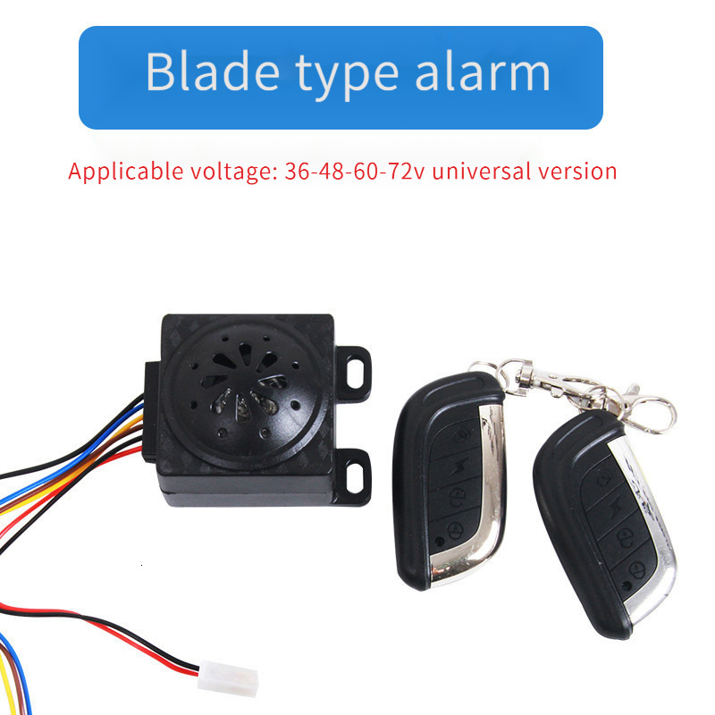 Smart Electric Scooter Bicycle Security Anti Lost Remote Control Detector Alarm 36V-72V 125dB E-Bike Anti-theft Alarm System