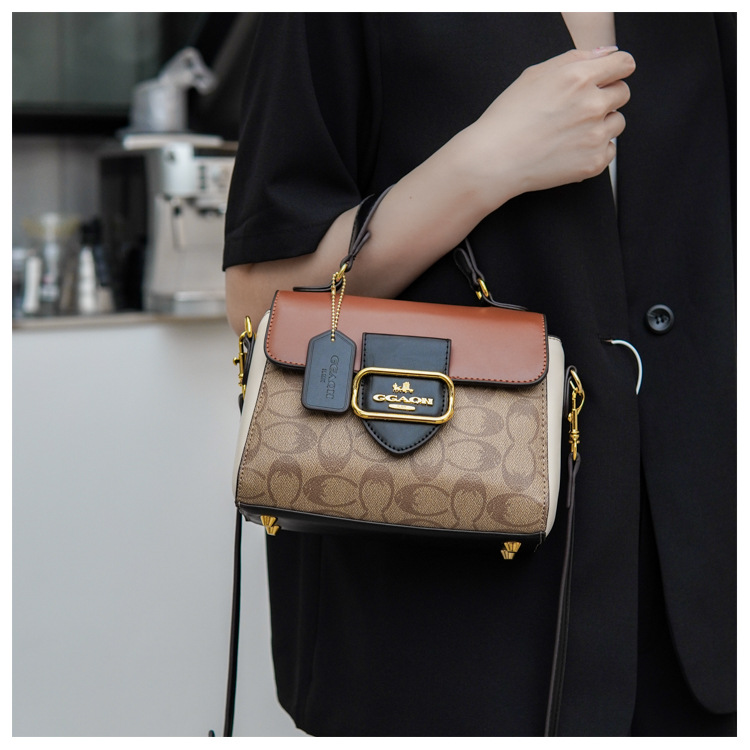 Hot Free shipping designer bags for womens Shoulder bags brown black New French style niche fashion design retro single shoulder handbag