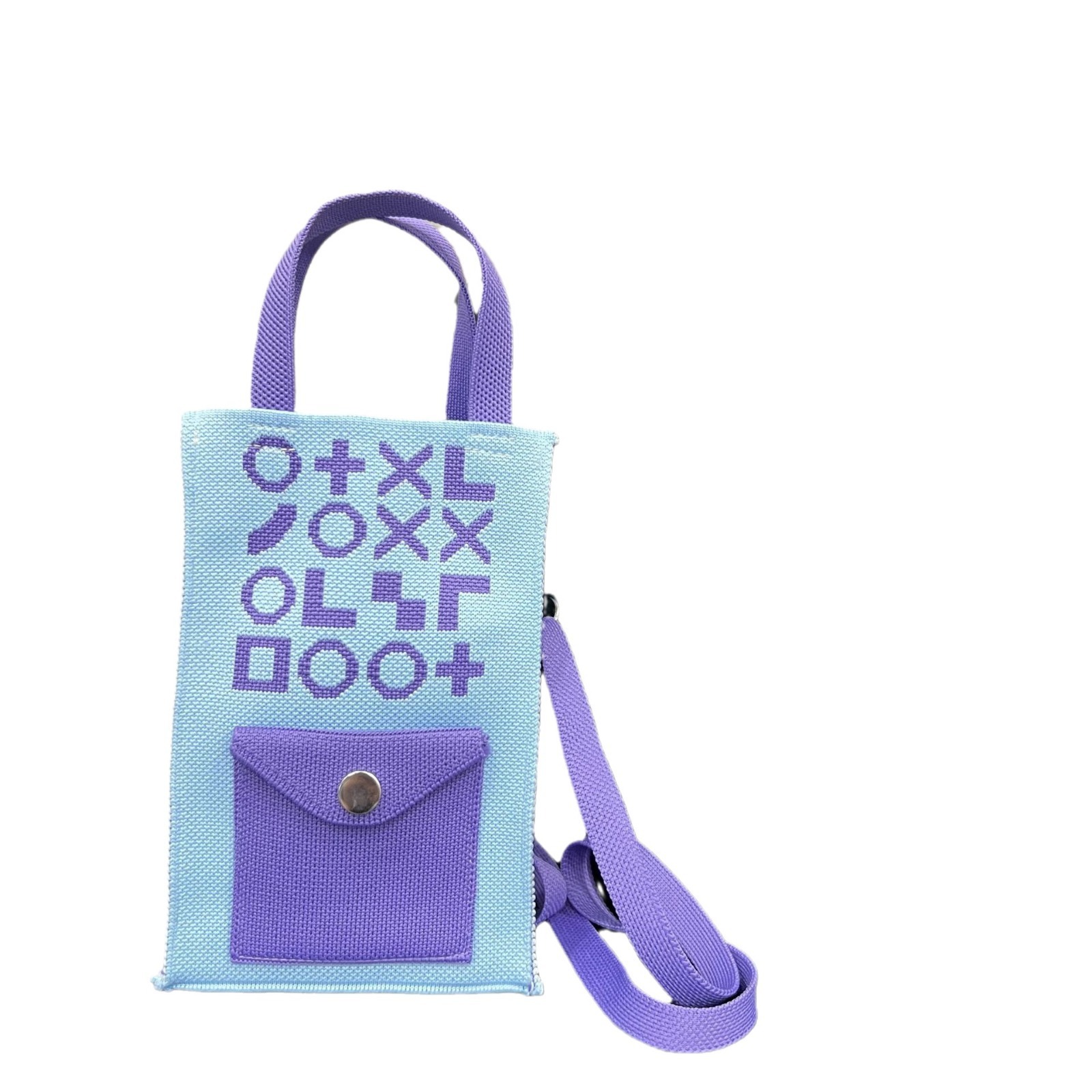 2025 Autumn New Letter Women s Crossbody Bag Collage Color Block Niche Texture Vertical fashion Shoulder For Outdoor Play Mobile Phone Designer