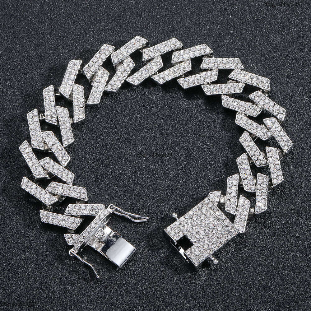 Bar Cuban Chain 19mm Personality Trendy Men's Hip Hop Bracelet