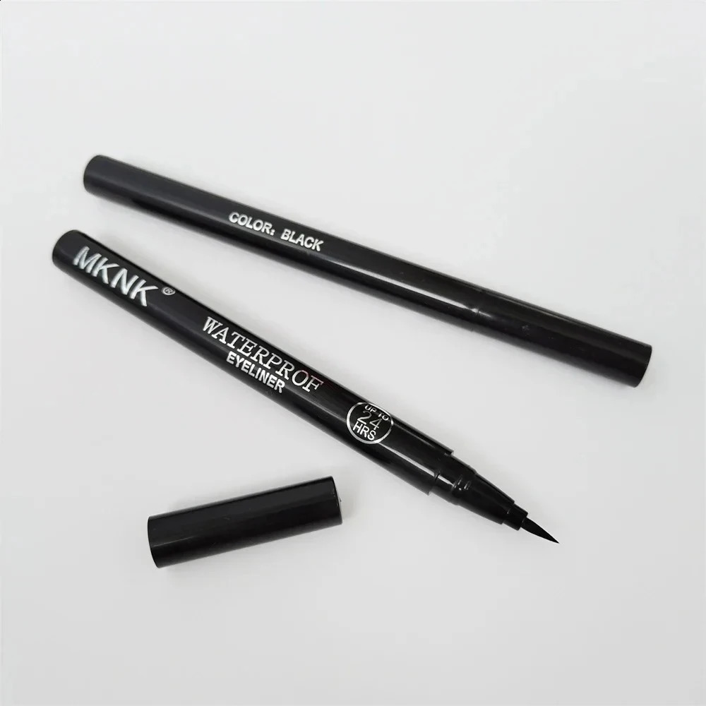 Black Quickdry Eyeliner Pencil Makeup 24h Lasting Smooth Matte Eye Liner Waterproof Anti Smudge Liquid Eyeliner Eyes Cosmetics 251014