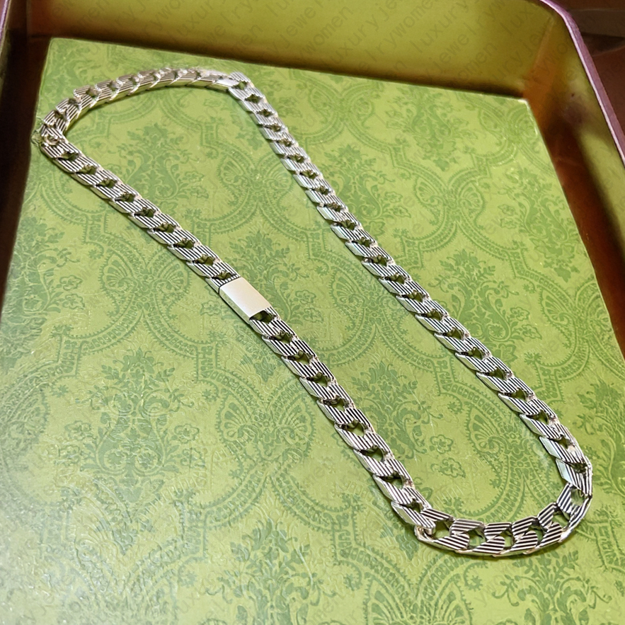 Cuban Link Necklace Chain Jewelry 18K Gold Plated Heavy Unisex Designer Necklaces Luxury Gift