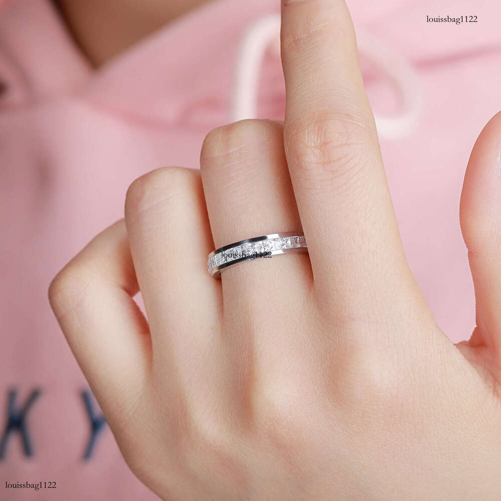 INS Style Starry Sky Women's Titanium Steel Ring Unisex Couple Rings Jewelry Niche High-end Simple Accessories