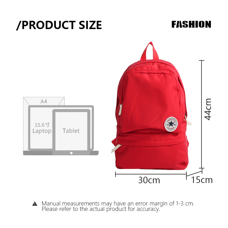 New large-capacity commuter backpack, fashionable and versatile school bag, casual and simple junior high school backpack
