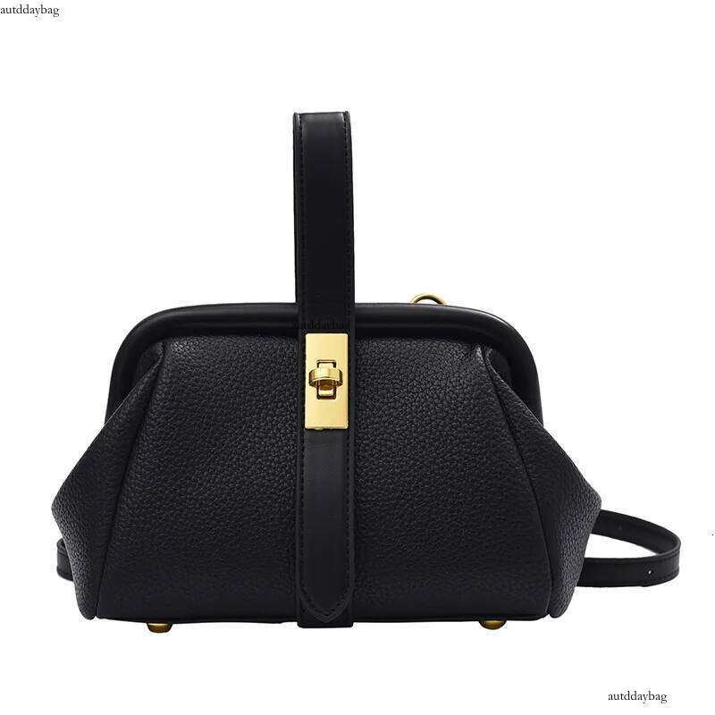 Small Clutch PU Leather Crossbody Side Shoulder Bag with Short Handle 2024 Lichee Pattern Handbag H7.4#35 ddmybear