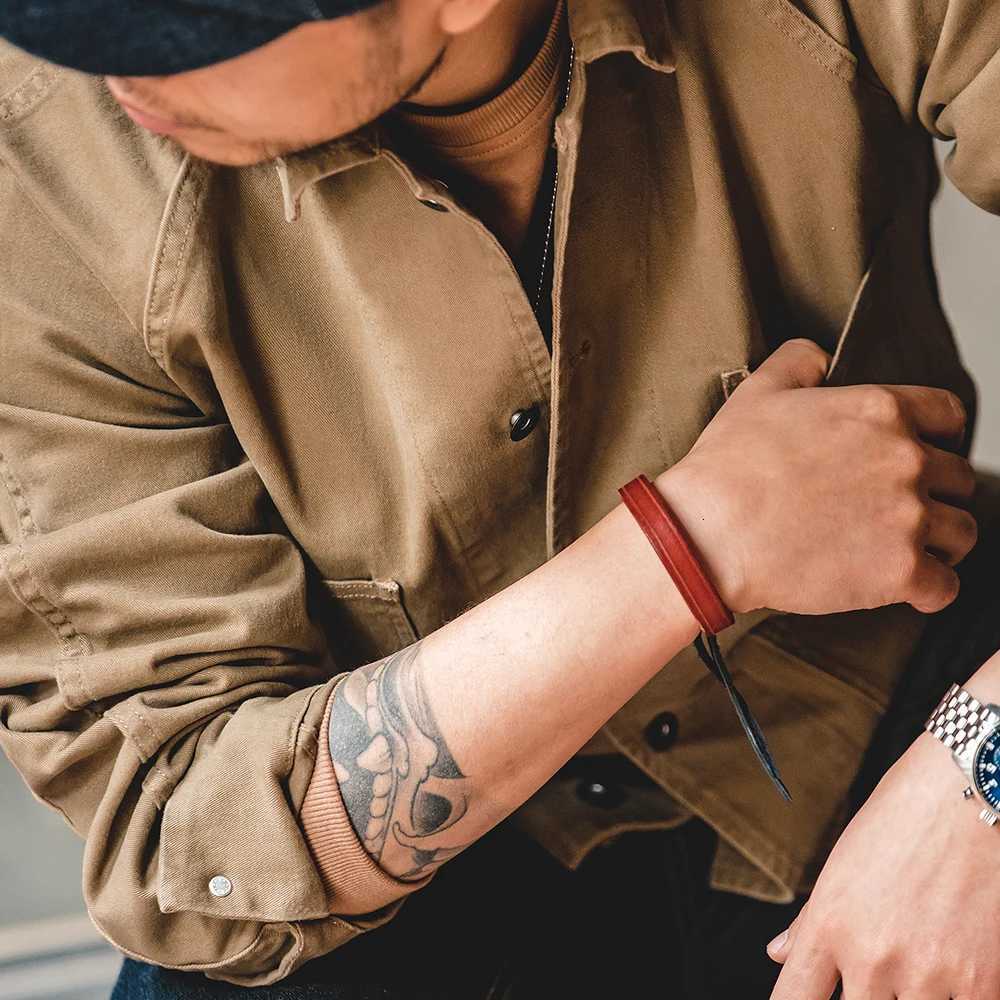 Maden Heavyweight Twill Fabric Four-Pocket Chore Coat for Men Khaki Color Turn-Down Collar Utility Jacket Male Autumn Jackets W250809