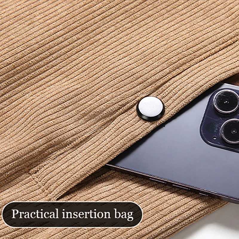 Mens Autumn Jacket Corduroy Casual Workwear Coat Fashion Corduroy Cotton-Padded Jacket Lightweight Streetwear Outerwear Coat W250809