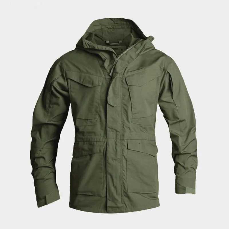 Men Tactical Clothing US Army Windproof Military Field Jacket Coats Hoodie Mens Windbreaker Autumn Winter W250809