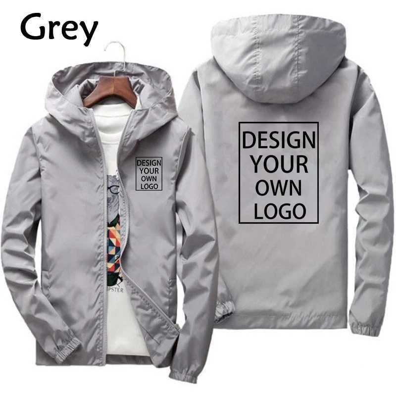 Customized Autumn and Winter Mens Hot Printed Hoodie Zipper Sweatshirt Hooded Jacket Outerwear Tops Coat W250809