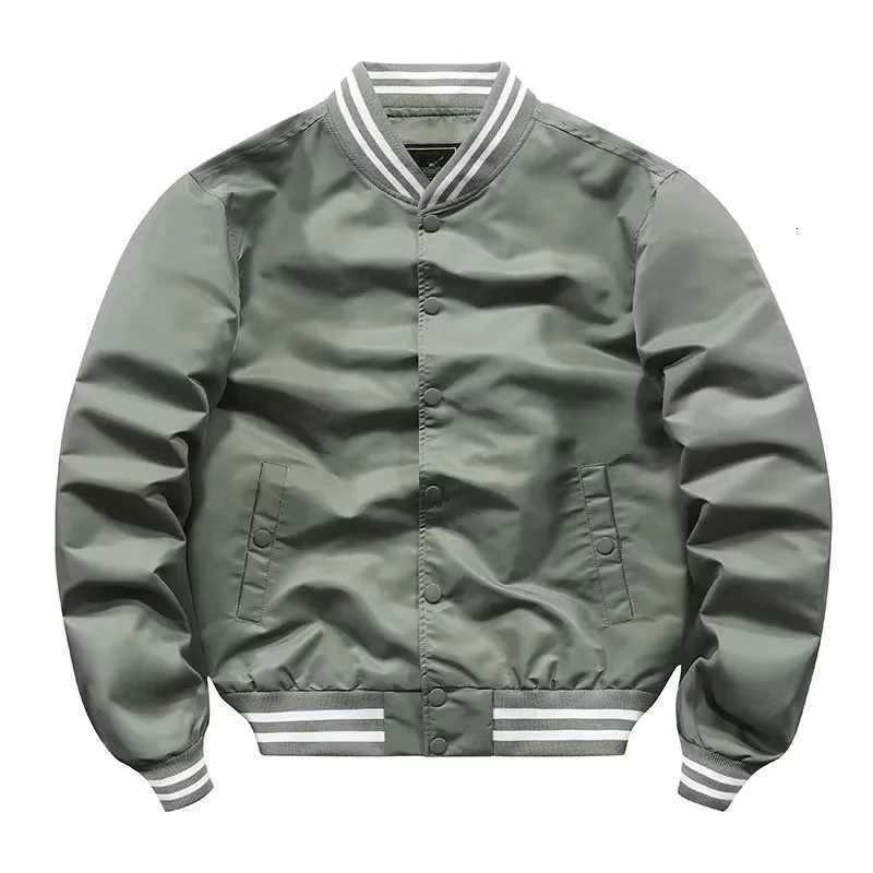Unlovd Green Baseball Jersey Mens Spring and Autumn 2023 Outdoor Leisure Pilot Bomber Jacket Couple Sports School Team Jacket W250809