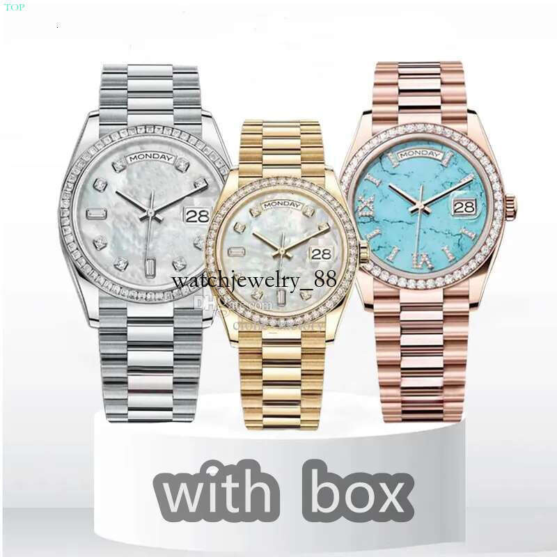 High quality waterproof Rlx mens designer uI top grade dia inlaid automatic hinery gift watch stainless steel 904L luminescent sapphire AAA 36-41mm