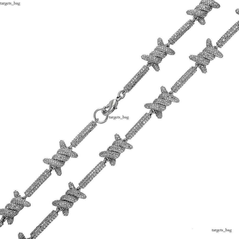 Hip Hop Color-Retaining Iron Wire Thorn Chain Necklace Men's Versatile Personality Bracelet Women's