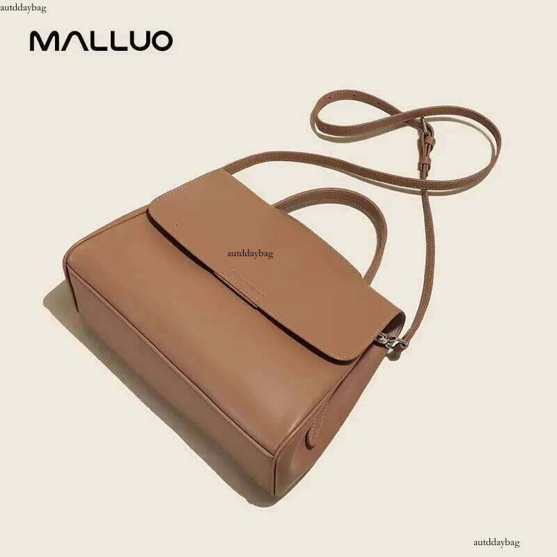 Women's Cowhide Genuine Leather Shoulder Bag Female Fashion Designer Handbags Ladies Commuting Large Capacity Bucket Bags