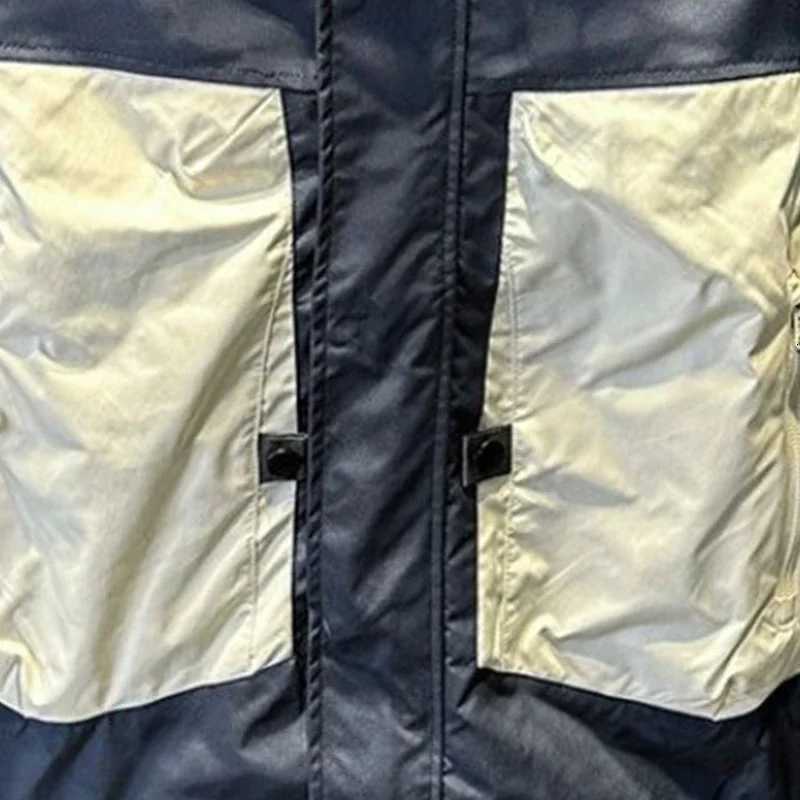 Autumn Winter New Mens Spliced Safari Jacket Loose Outdoor Korean High Street Multi-pocket Casual Jacket Workwear Sports Jacket W250809