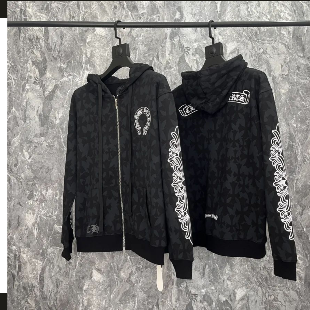 Chrome Hoodie Designer Mens Heartslys Sweatshirts Pullover Cardigan Heartlys Hoodie High Street Letter Prints For Women Men Top Hoodies Goodclothes 185