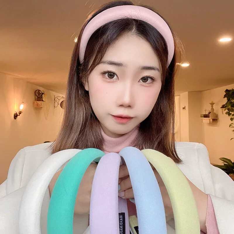 aron Color Wide-brimmed Sponge Band for Wen Simplicity Fashion Girl Face Haiand Y250809