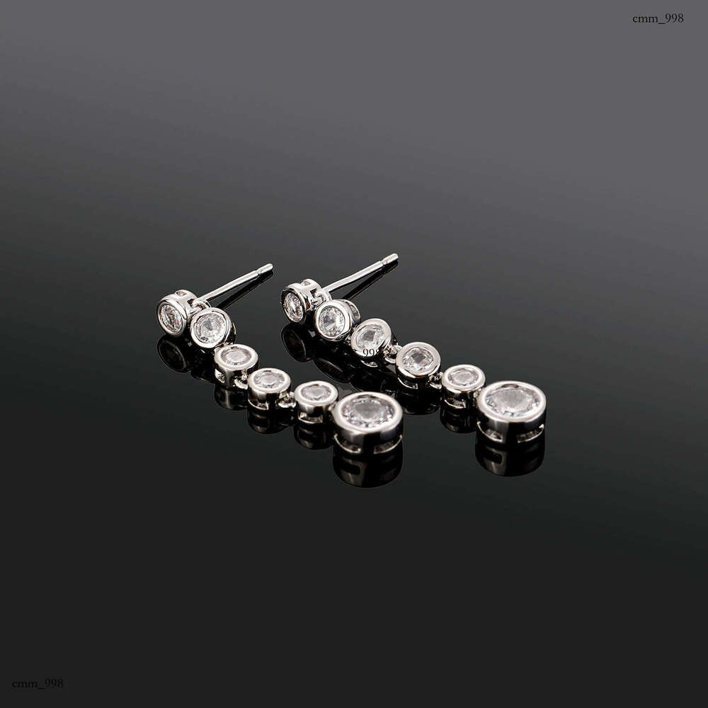 Round Tassel Spliced Water Drop Korean and Japanese Niche Design Versatile Stud INS Women's Trendy Earrings