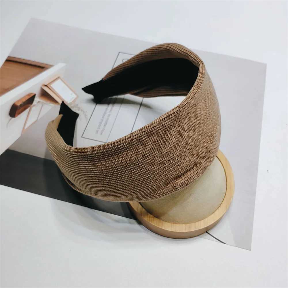 Fabric Wide Handmade For Wen Girl Bands Vintage Fabric Hair Bands Fem Bohe Hair Hoop Hair Accessories Gift Y250809