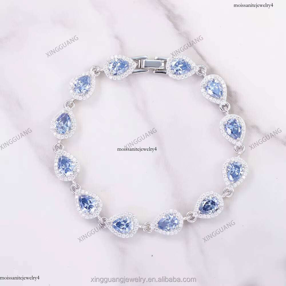 XG New Arrived Moissanite Sier Gold Plate Pass Dia test Fine Jewelry Bracelets for Women Men