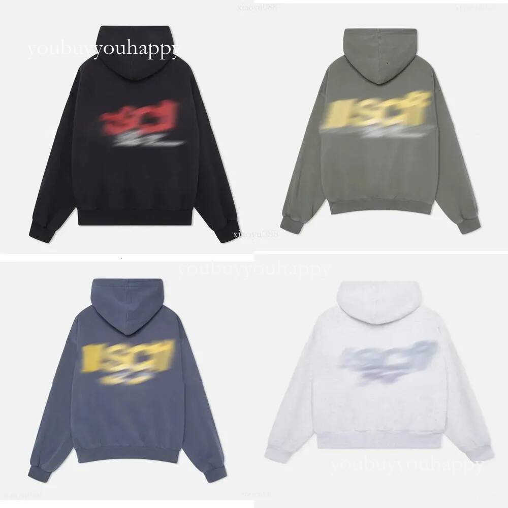 Mem's Designer Hoodies Scuffer Letter Printed Cotton Pullover Casual Loose Unisex Streetwear Colorful Pattern Hip Hop Y2k Hoodies Oversize Size Xs-Xxl Ae6 A4e