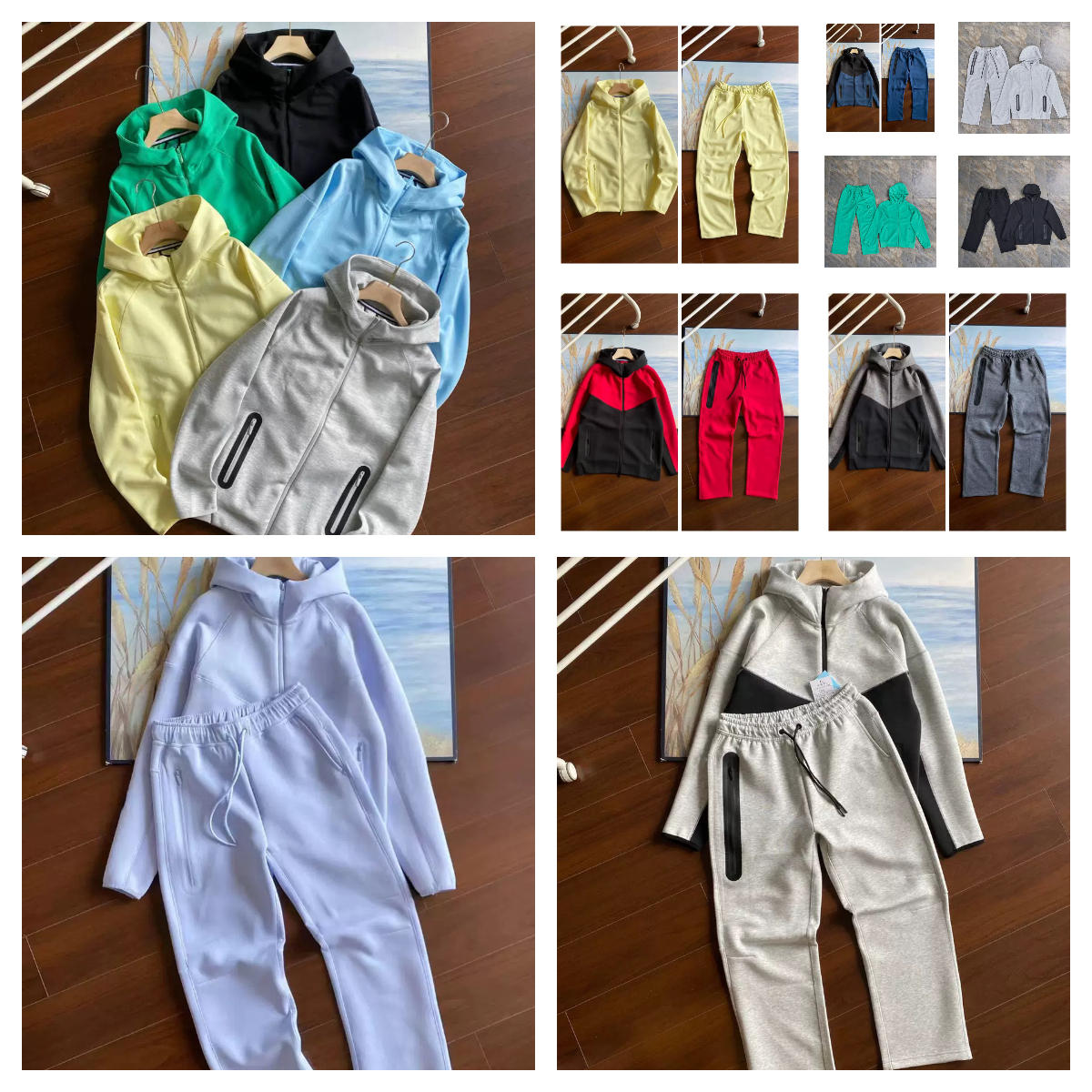 Designer jogger suit hoodie thick tech fleece high quality mens womens tracksuits tech sports pants hoodies jackets cotton trousers men tracksuit bottoms set