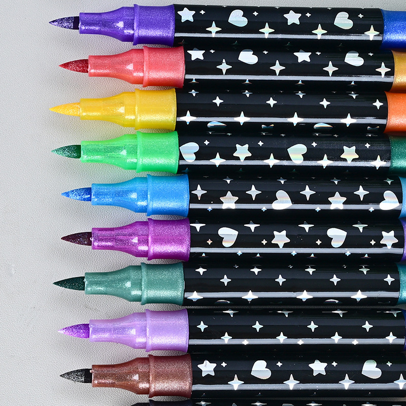 Wholesale Double-Headed Double-Color Children's Drawing Luminous Dwe74 Highlighter Journal Night Light