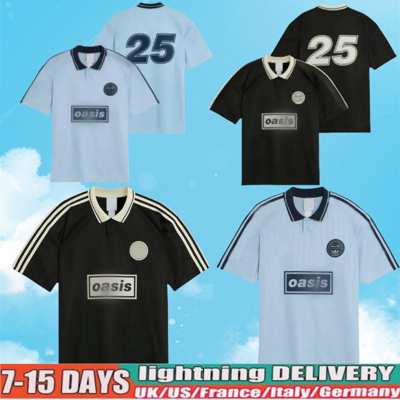 25 26 Oasis jersey Season 135th Anniversary Football Jersey Shirts Kit 2025 26 Fontaines Dc BLACK GUINNESS TOUR JACQUARD Ireland Jersey Oasiss Live Oasis Tour