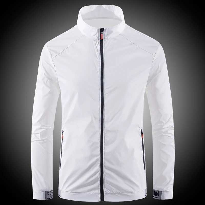 Mens Sun Protection Clothes for Summer Ultra-Thin Breathable Ice Silk Trendy Fashion UV Resistant Air Conditioning Jacket W250809