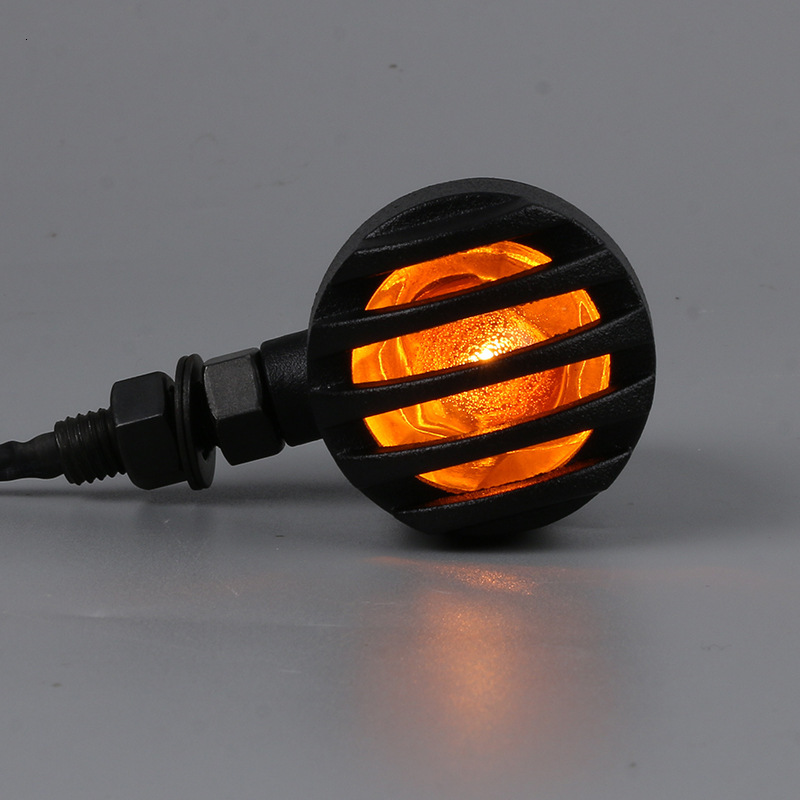 12V Retro Motorcycle Turn Signal Fender LED Bulbs Harley-Style Prince Motorcycle Electric Conversion Parts Scooter