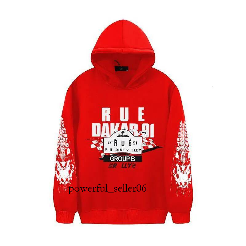 rhudeclothing Designer Hoodies Tracksuit Rhudely Delies Graphic Cotton Pullover oversized high street Men Women high quality Sweatshirt 2bc