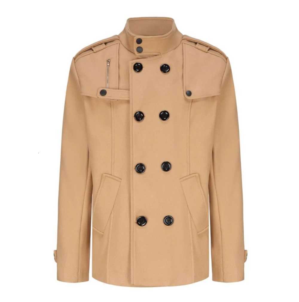 Mens New High-Quality Version Coat Medium Length Daily Commuting Double Breasted Mens Autumn and Winter Jacket XJ250809