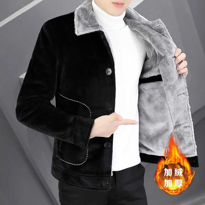 2022 Winter Embroidery Woolen Jacket Men Thick Warm Short Trench Coat Casual Business Overcoat Social Streetwear Windbreaker XJ250809