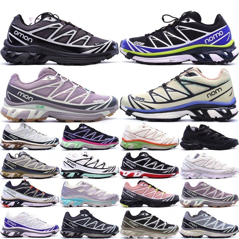 Top XT-6 ADV Ultra Raid Trail Running Shoes For Men Women XT-6 Designer White Lunar Rock Triple Black Quarry Bleached Sand Outdoor Hiking Sports Sneakers Size 36-45