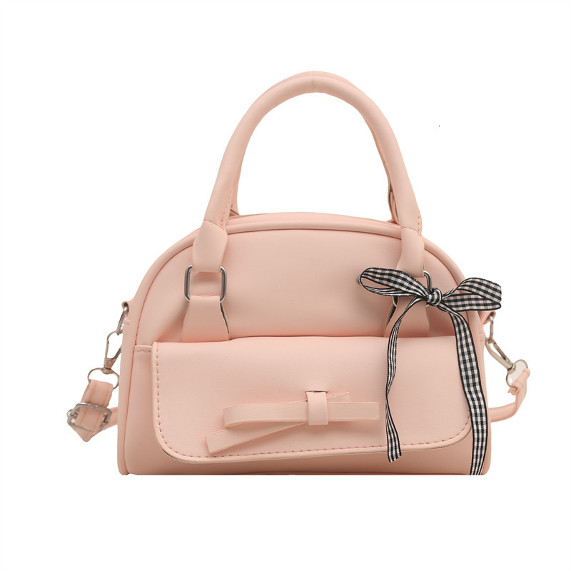 2025 Autumn New Shell Bag Women s trend Shoulder Niche Design Fashion Style Bow PU Leather Simple Crossbody Designer Handbag