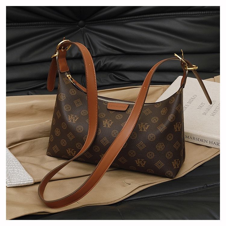 Free Luxury Bag Shipping Designer Bag New High-end Crossbody Bag Fashion Versatile Trendy Large Capacity Retro Shoulder Bag Handbag Celebrity Same Sty