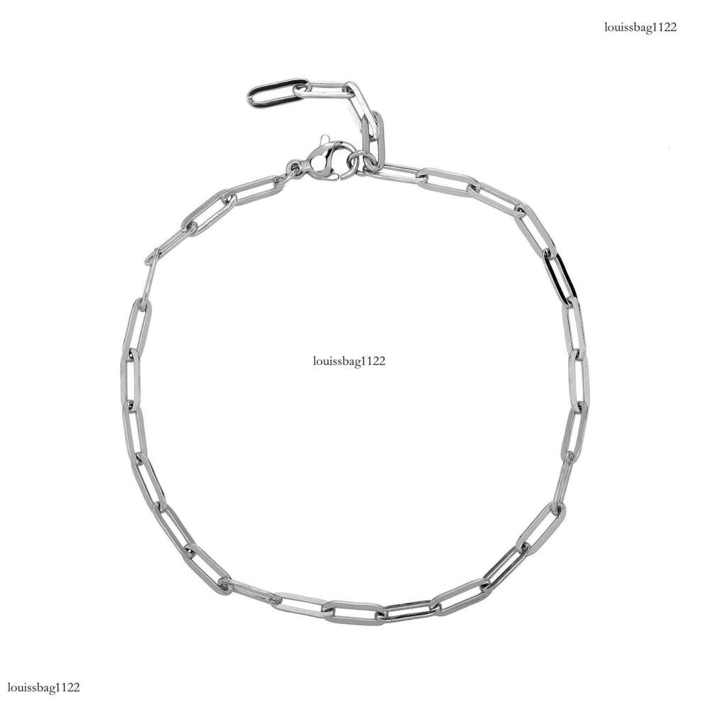Gold-Plated Sterling Silver Necklace Women's Bracelet Cuban Non-Fading Chain Jewelry