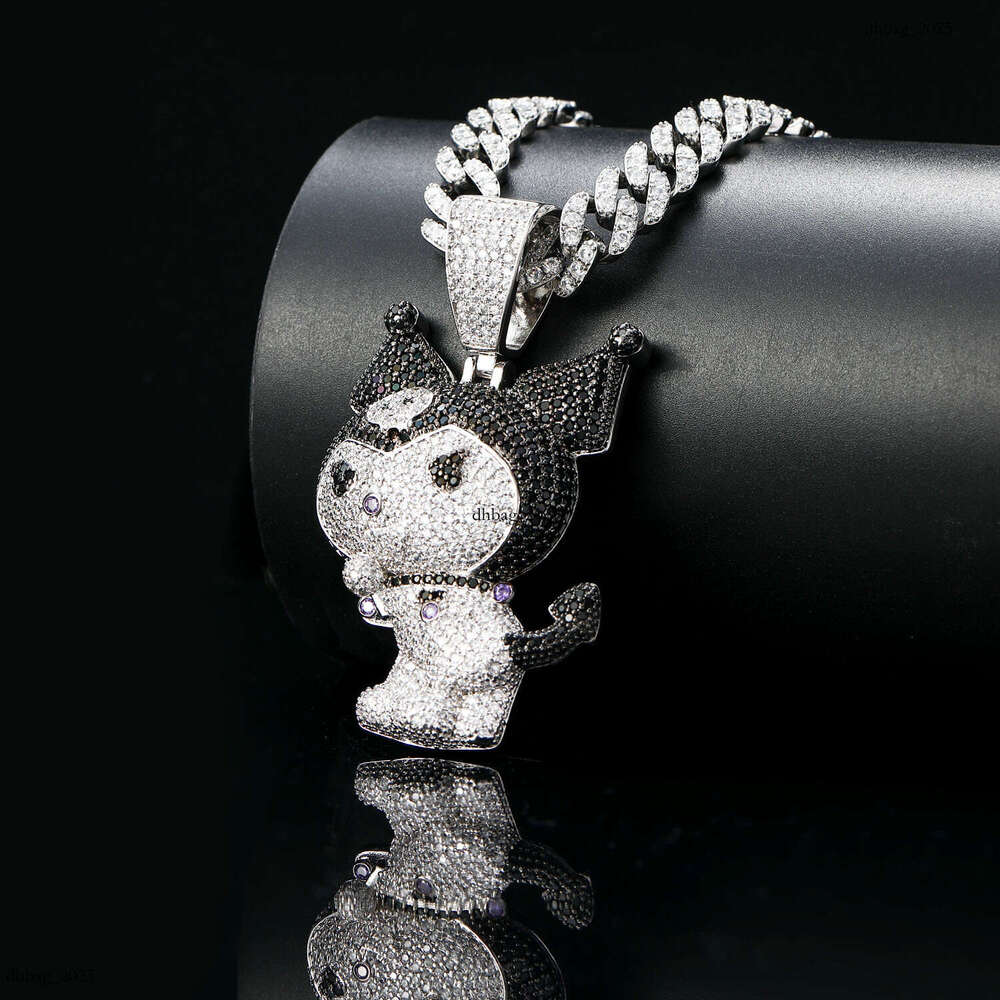 Hip Hop Accessories Little Devil Kuromi Cartoon Pendant Personality Versatile Design Necklace