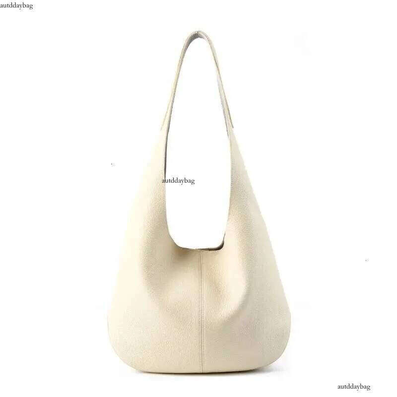 2025 New Design Bucket Large Capacity Top Layer Tote Bag, High-End Feeling, Underarm Single Shoulder Leather Bag